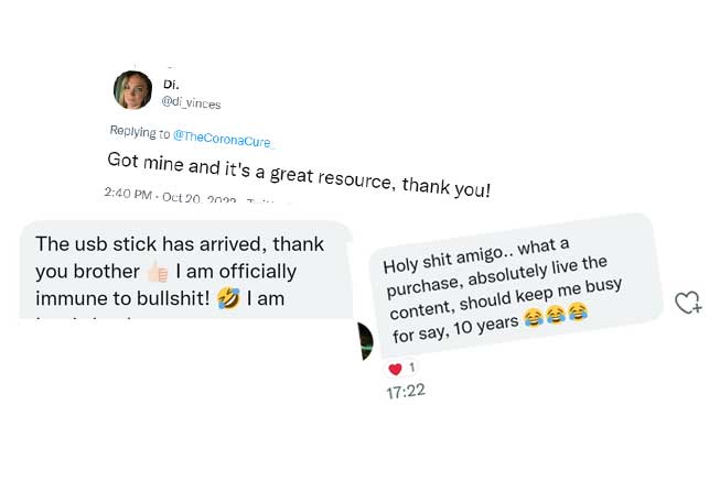 Digital download testimonials
