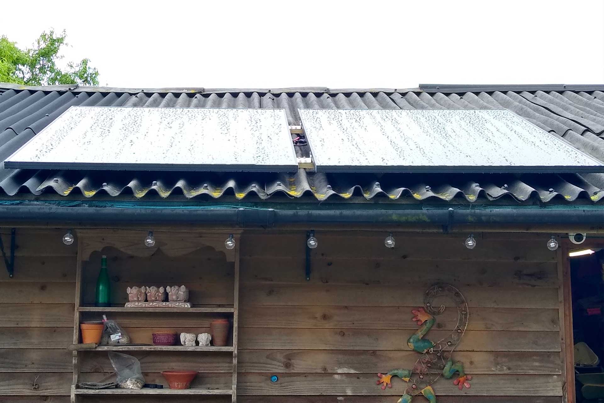 DIY Solar Freezer Panels