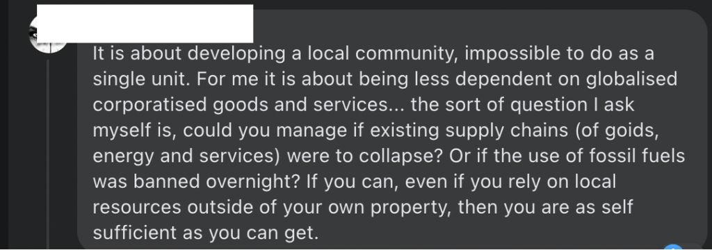 What Does It Mean To Be Self Sufficient