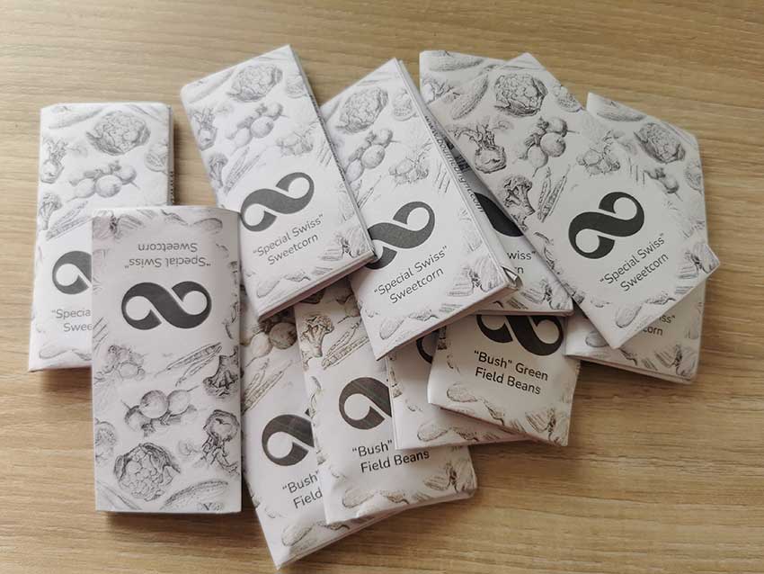 Saving heirloom seeds.